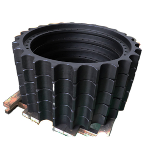 Idler Assy PC1250 جرافة تزوير مجموعة بكرة المسار حفارة صغيرة بكرة المهمل الأمامية