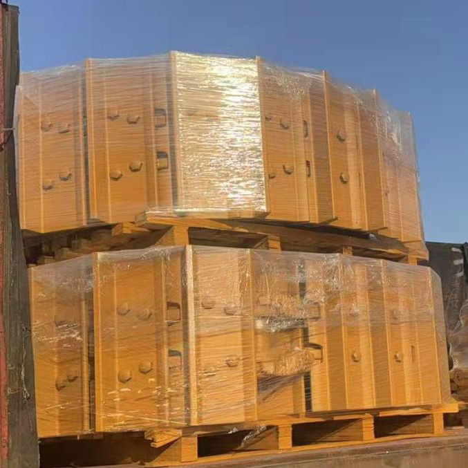 البلدوزر الزاحف ومعدات التعدين D6R أجزاء آلات البناء مجموعة رابط المسار الفولاذي أو مسار الحفار